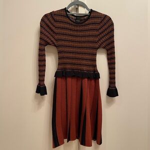 PINKO Made in ITALY pleated sweater dress Small